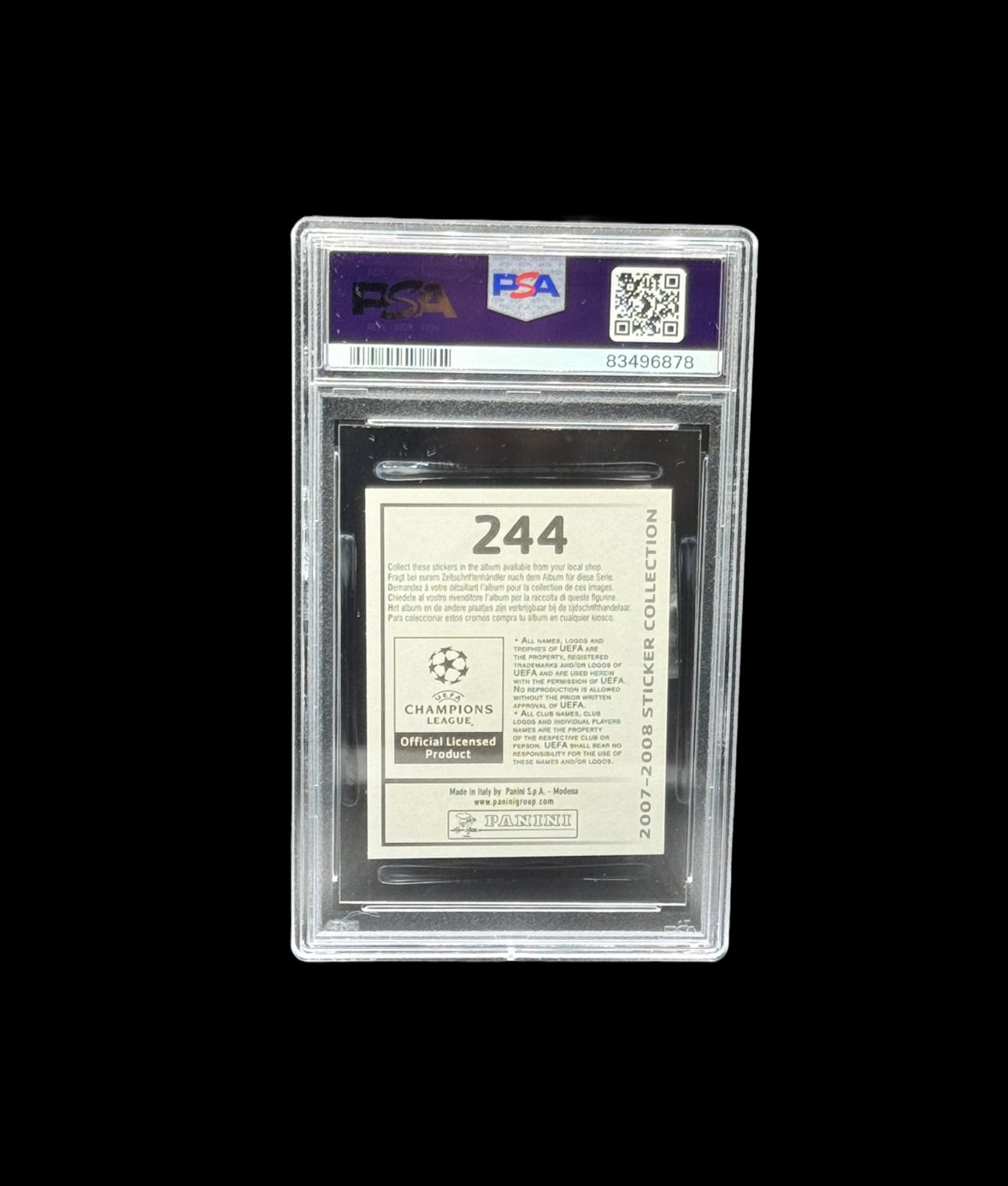 2007 Wayne Rooney PSA GEM 10