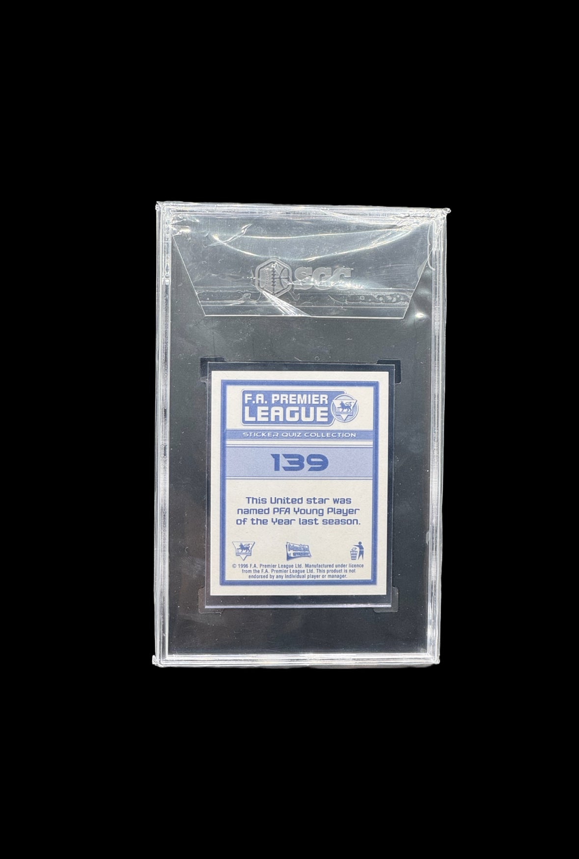 2005-06 MERLIN F.A. PREMIER LEAGUE #139 WAYNE ROONEY QUIZ COLLECTION SGC 9 MT