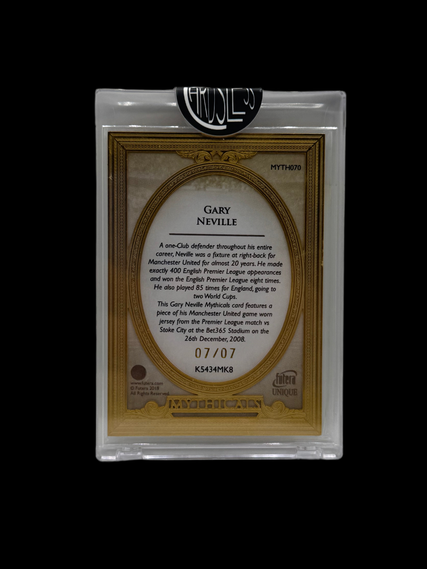 GARY NEVILLE GOLD FRAME /7