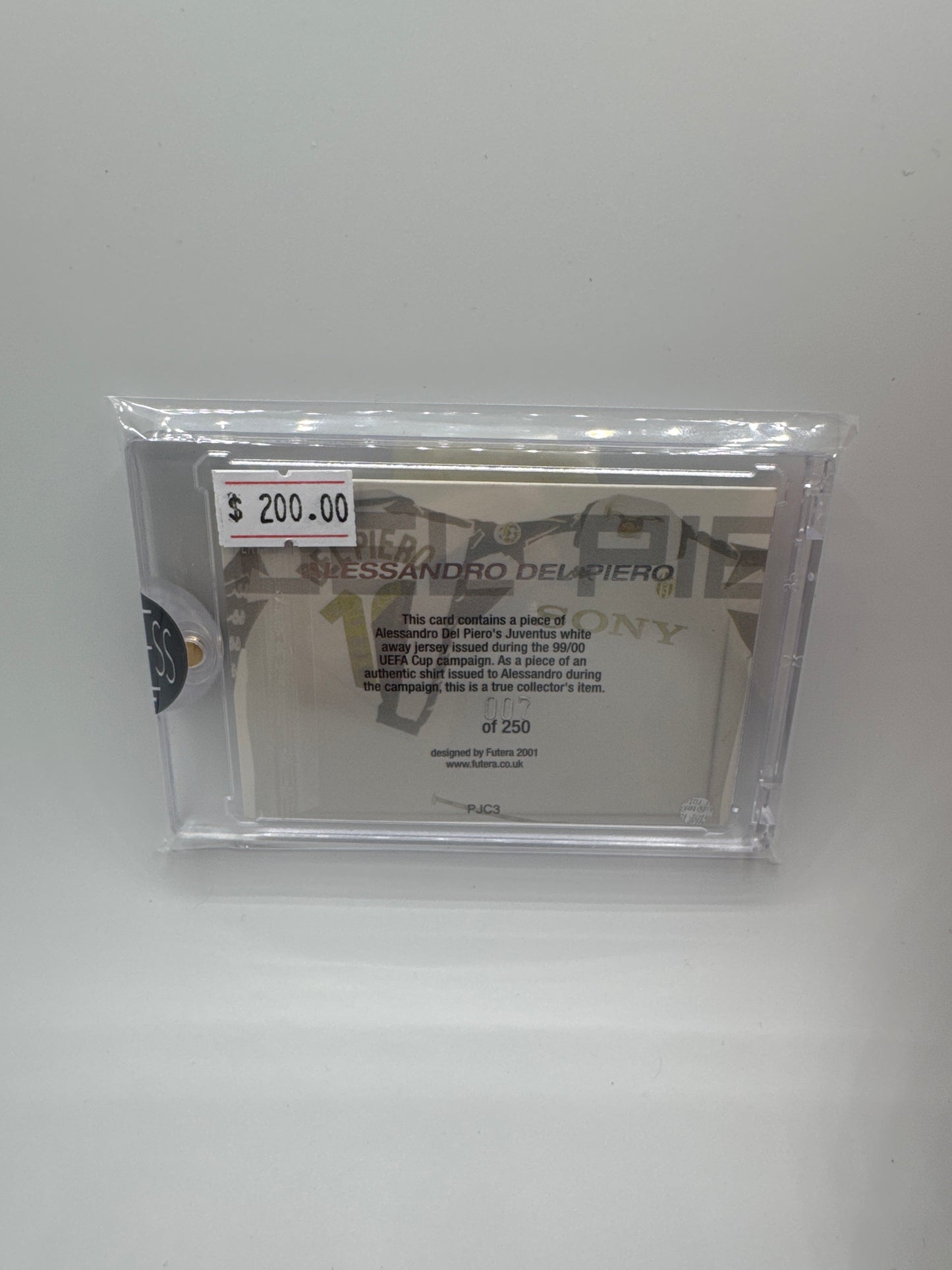 2001 FUTERA DEL PIERO RC PATCH
