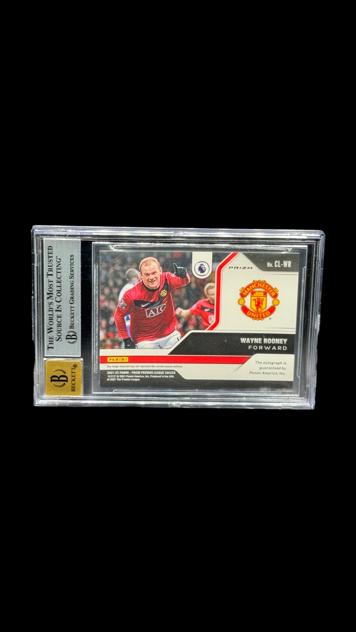 WAYNE ROONEY AUTO BGS 9/ 10