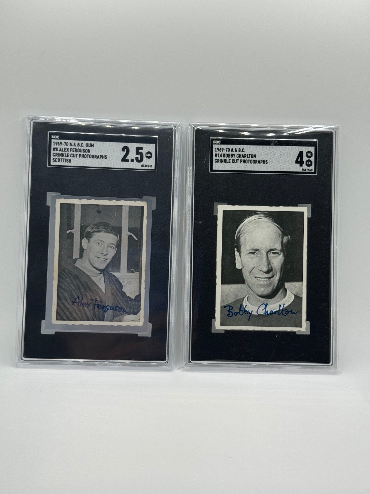 1969 SIR ALEX AND SIR BOBBY SGC SLAB BUNDLE