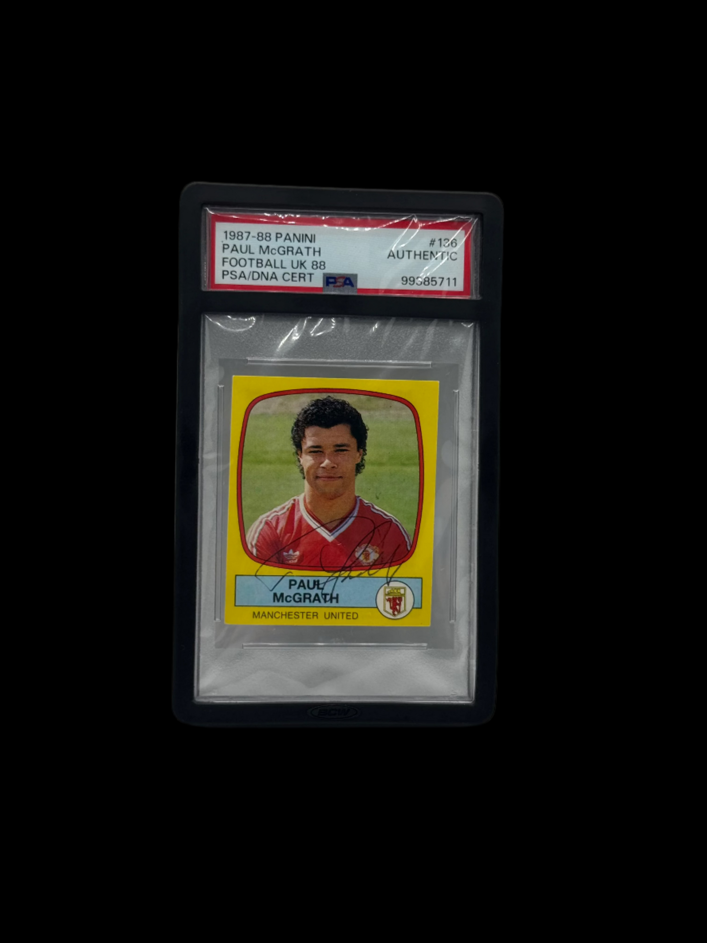 1987 Paul McGrath Auto PSA