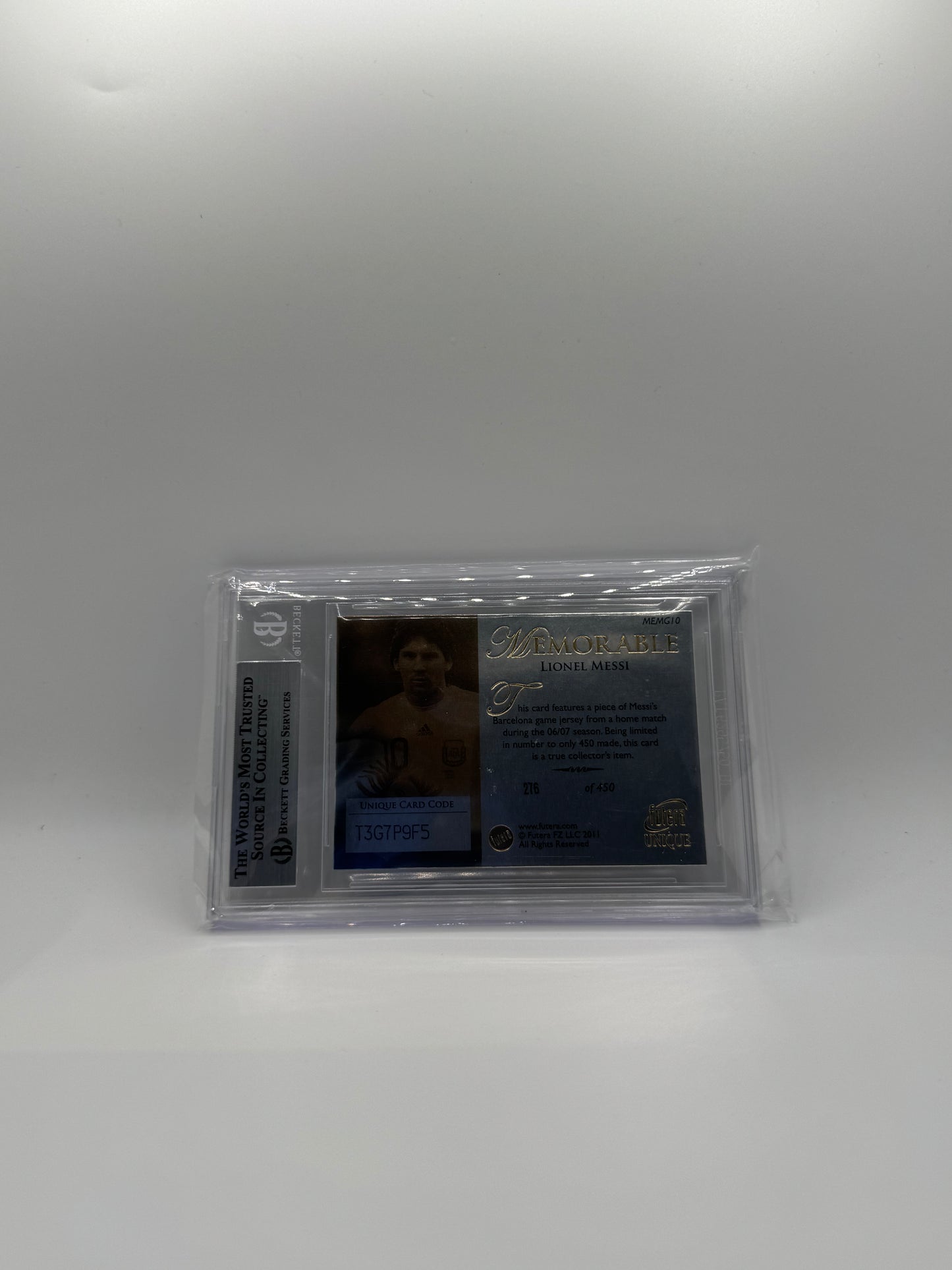 RC MESSI BGS 8.5 FUTERA PATCH BARCELONA
