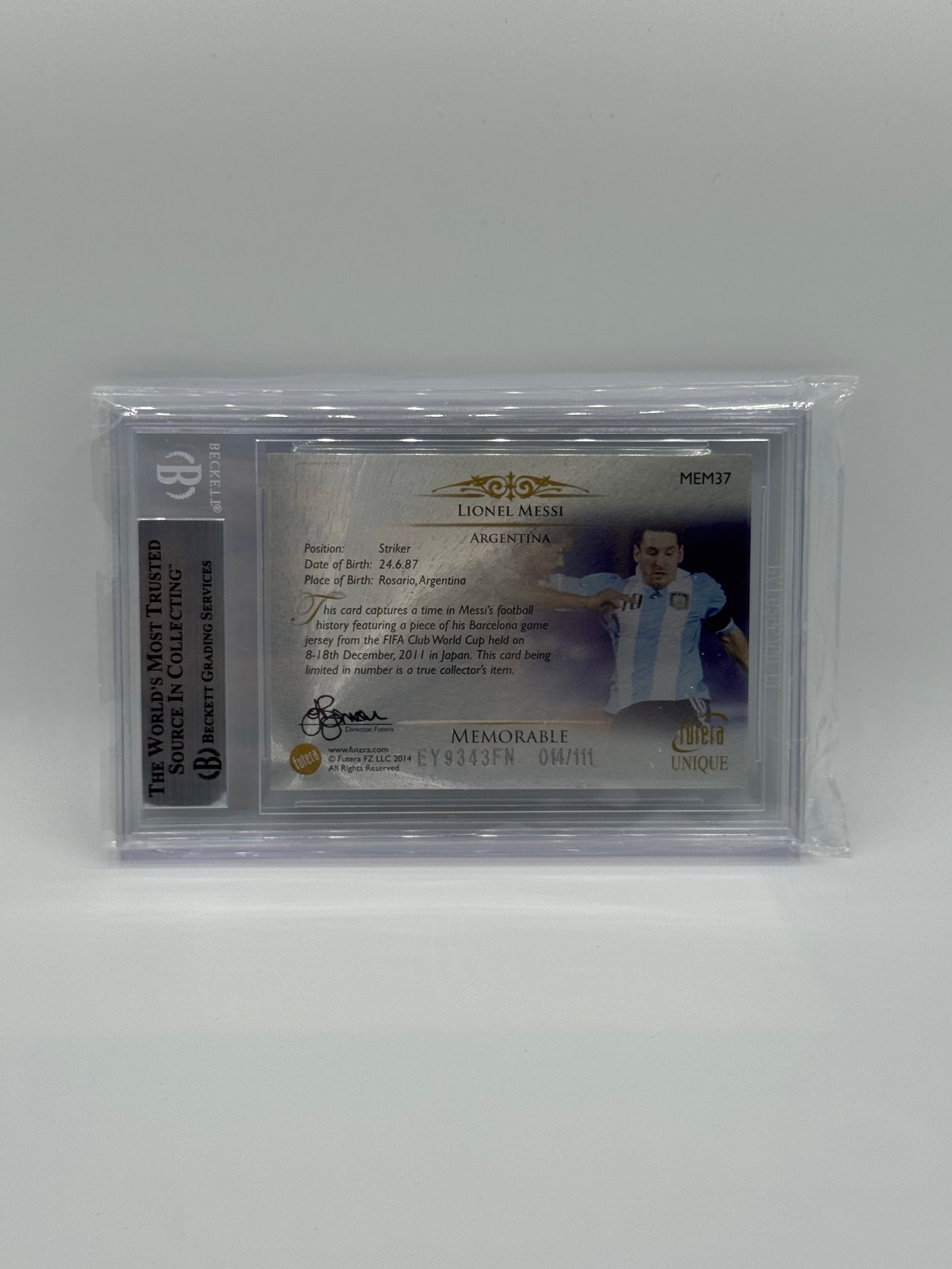 RC MESSI PATCH BGS 8.5!!!