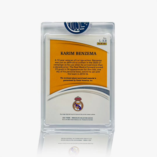 ‘21 IMMACULATE BENZEMA CLEATS RELIC LACES 1/1