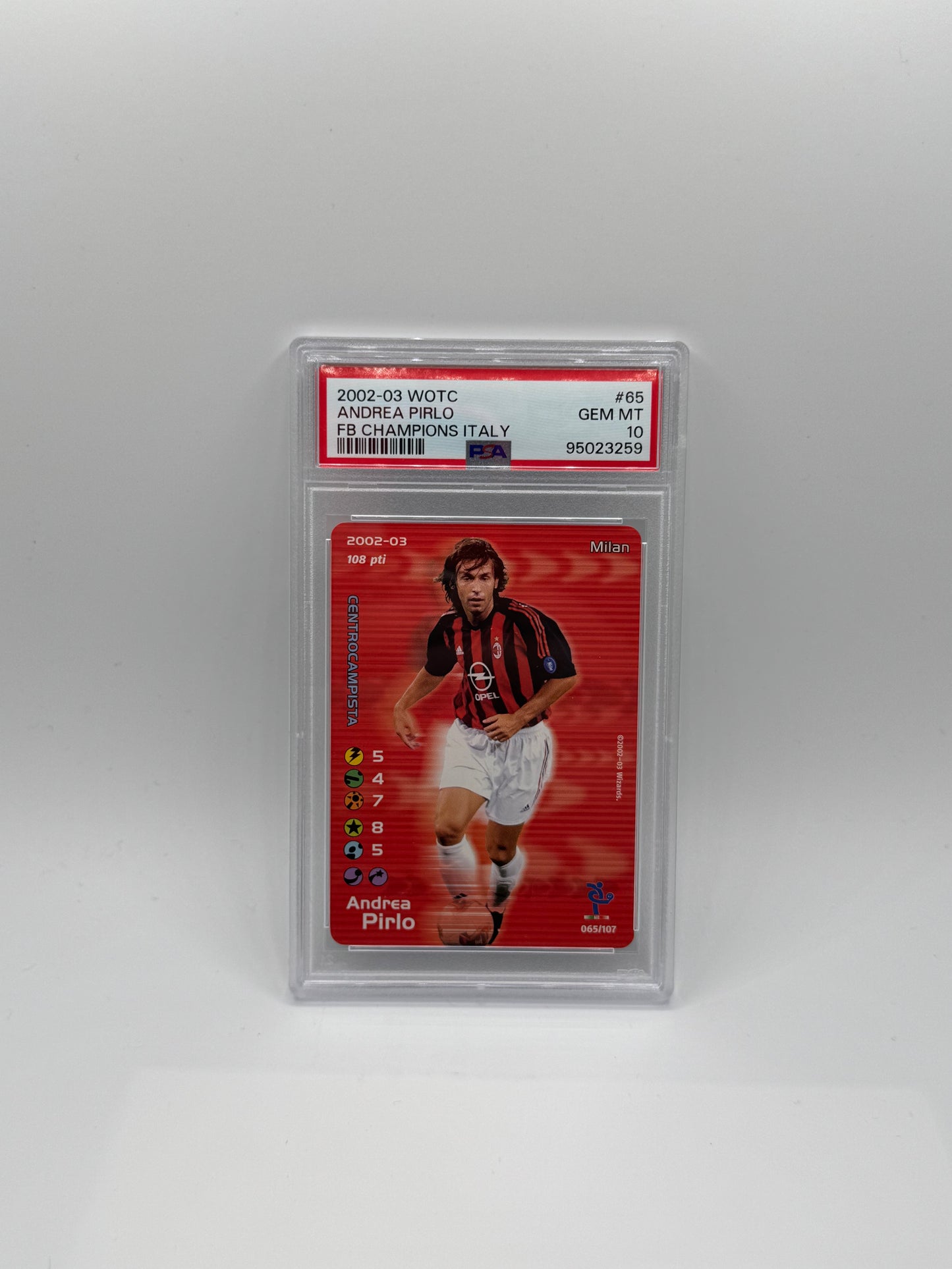 2002-03 ANDREA PIRLO GEM 10 POP 1