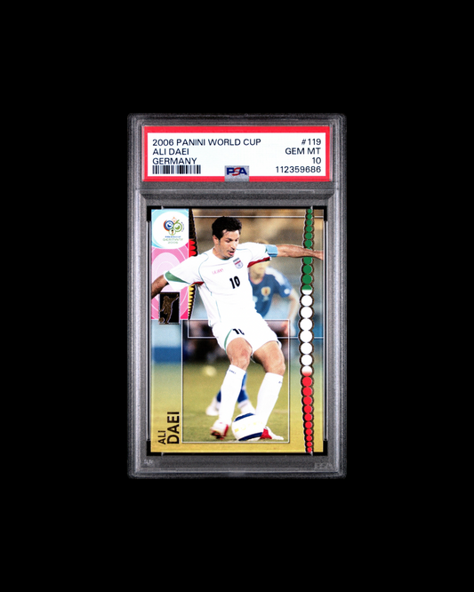 2006 PANINI WORLD CUP
ALI DAEI
GERMANY PSA 10