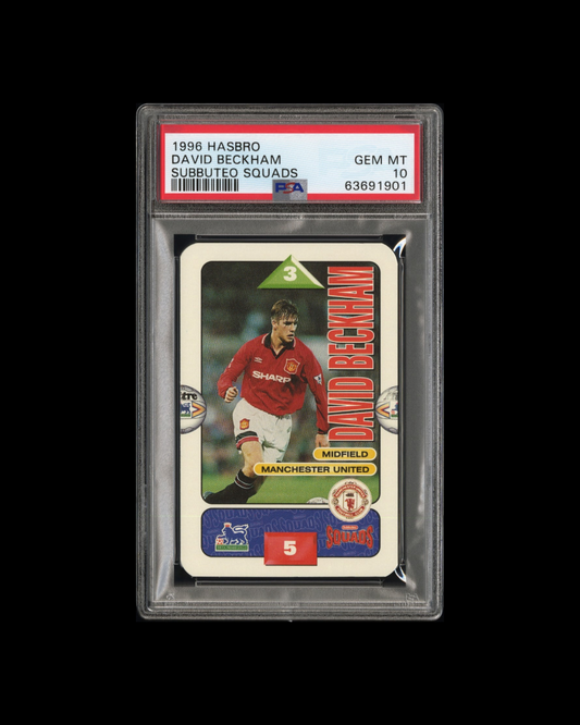 1996 HASBRO DAVID BECKHAM
SUBBUTEO SQUADS PSA 10