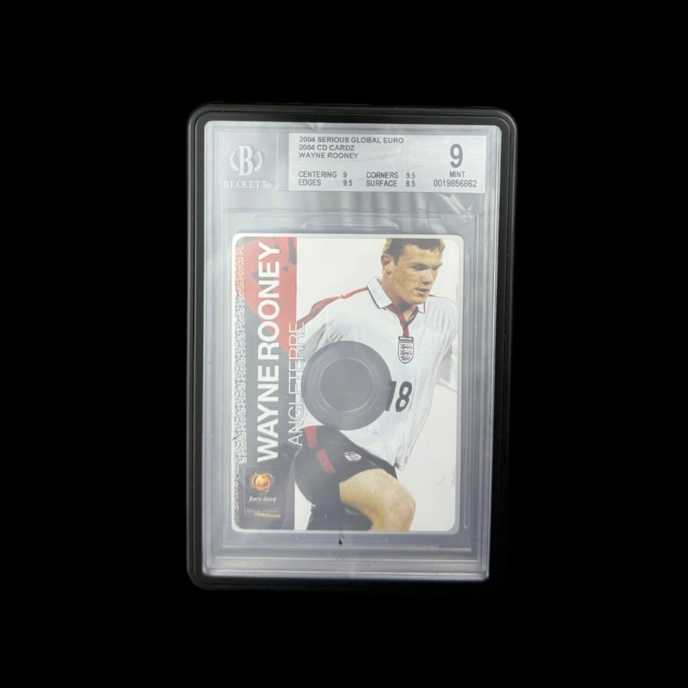 2004 Serious Global Euro 2004 CD Cardz Wayne Rooney BGS 9