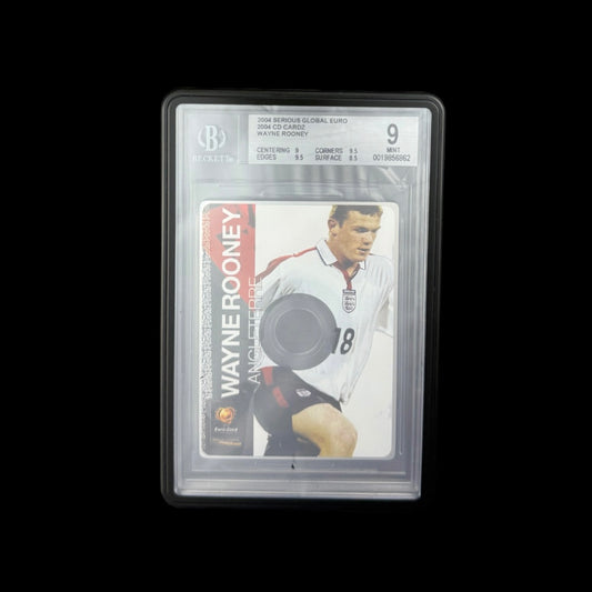 2004 Serious Global Euro 2004 CD Cardz Wayne Rooney BGS 9