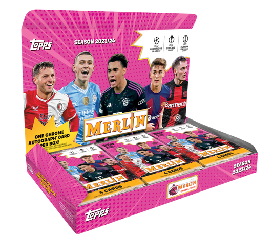 2023-24 Topps Merlin UEFA Club Competitions Hobby Box