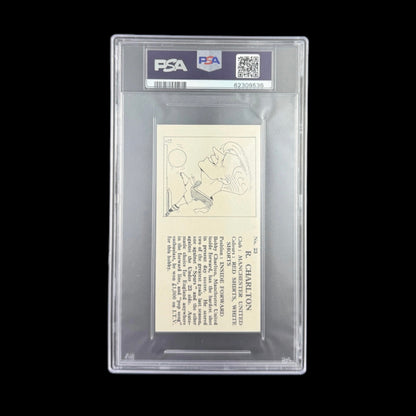 1958 Chix Confectionery R. Charlton Footballers Port. & Act. #23 PSA 6