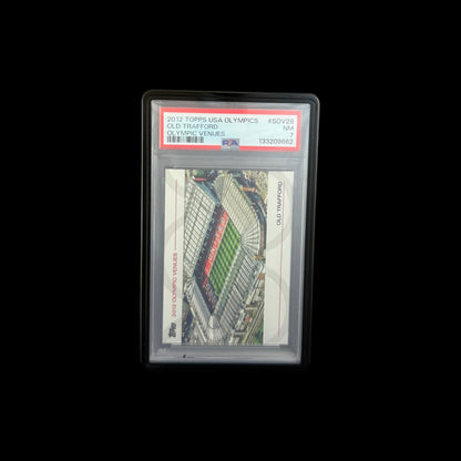 2012 TOPPS USA OLYMPICS OLD TRAFFORD OLYMPIC VENUES PSA 7