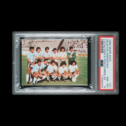 1982 DIARI AVUI SELECCIO ARGENTINA CATALYUNYA PORTA/MNDL.82 PSA 8