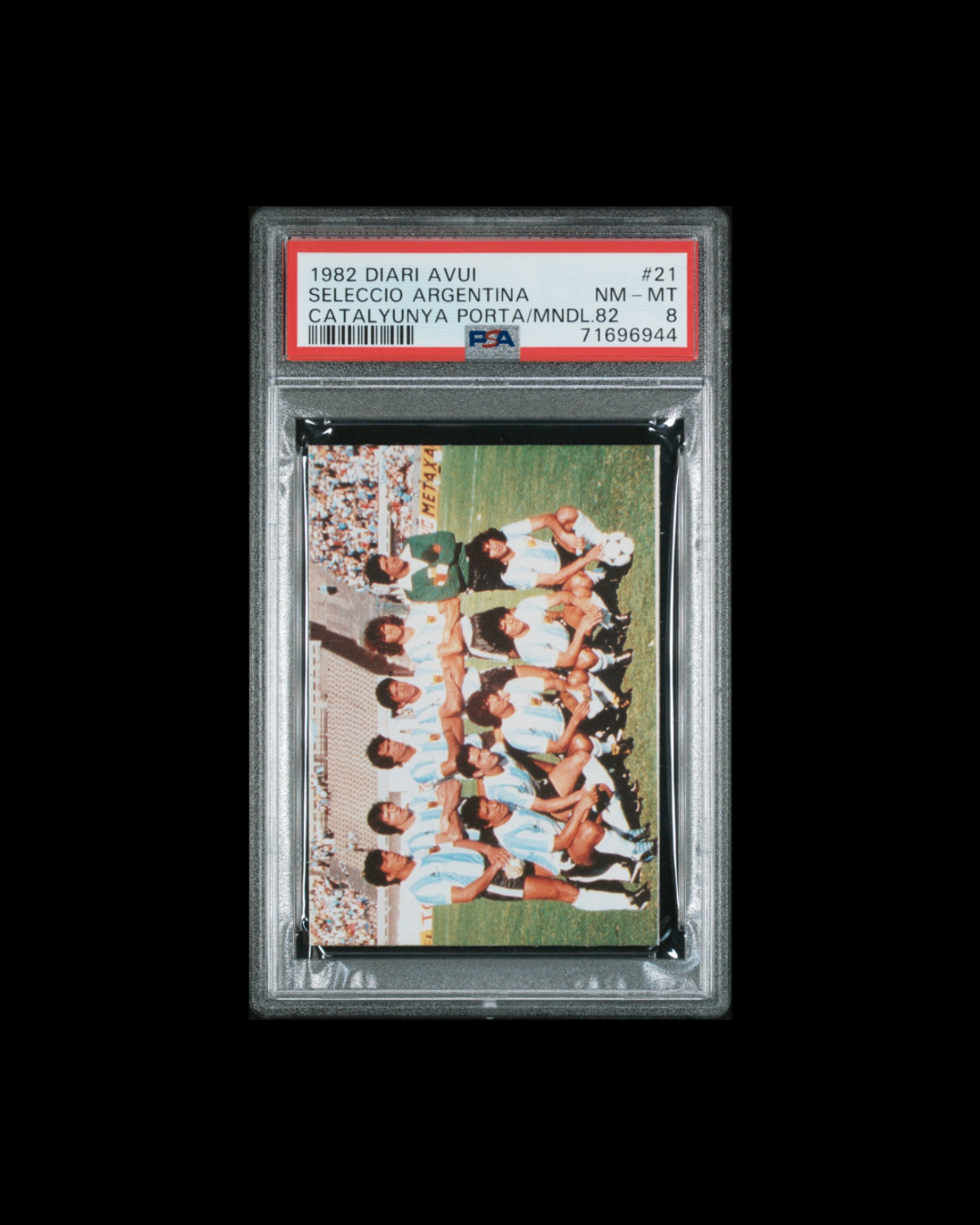 1982 DIARI AVUI SELECCIO ARGENTINA CATALYUNYA PORTA/MNDL.82 PSA 8