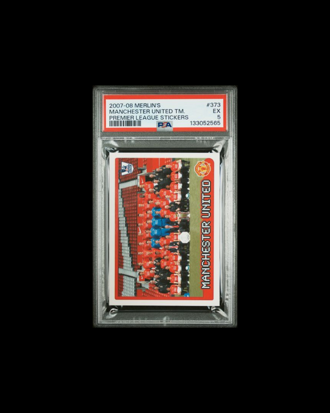 2007-08 Merlin's Manchester United Team Premier League Stickers #373 PSA 5