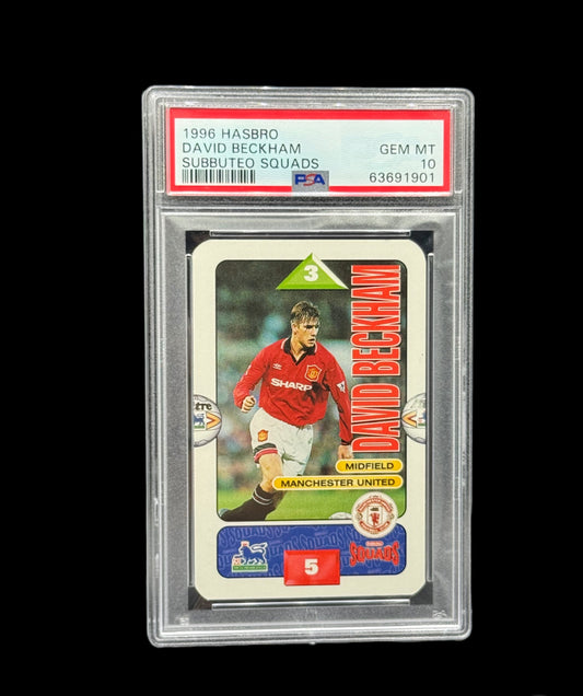 1996 HASBRO DAVID BECKHAM
SUBBUTEO SQUADS PSA GEM MT
10