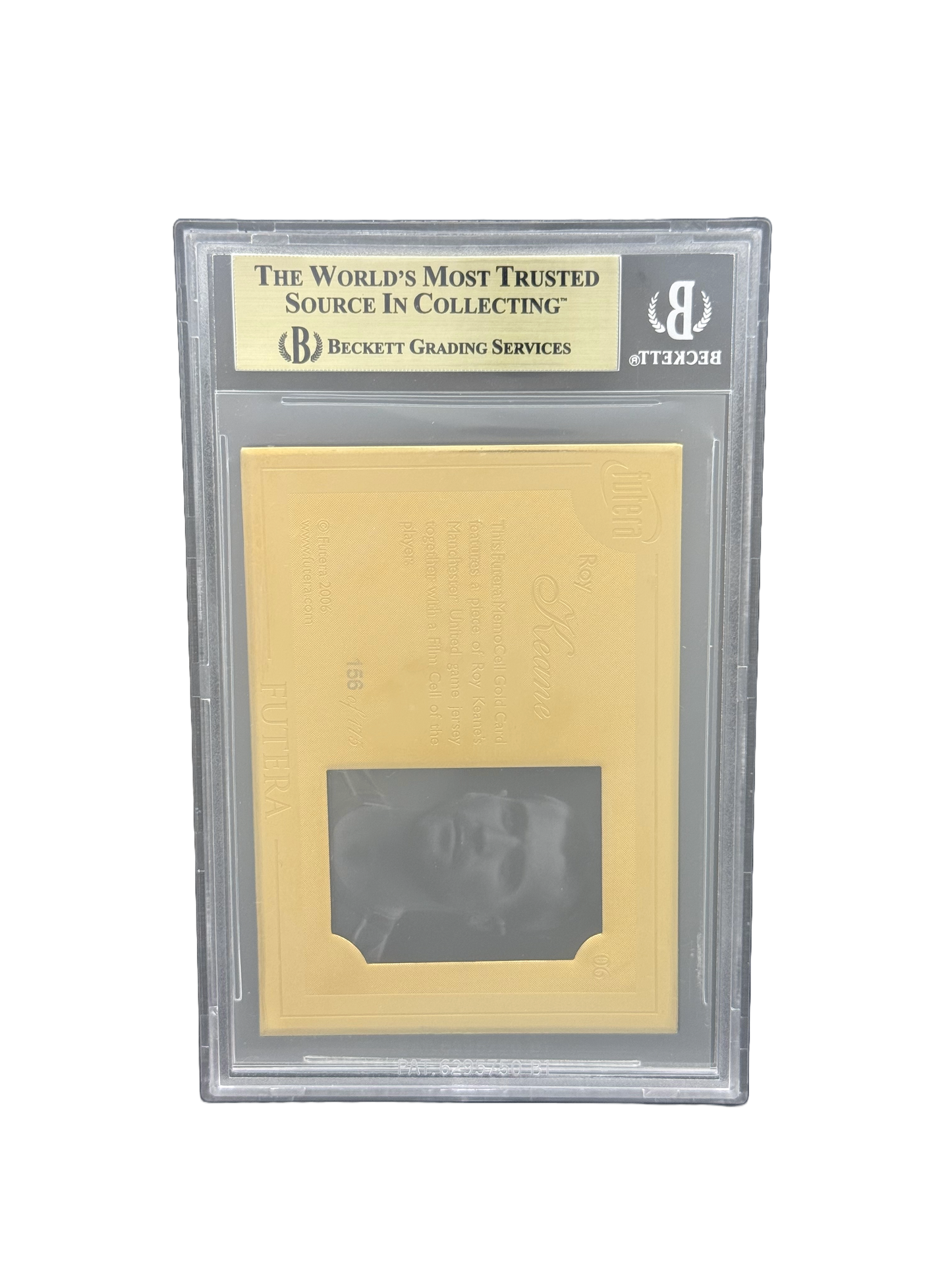 2006 FUTERA UNIQUE WORLD FOOTBALL
MEMOCELL MEMORABILIA
#6 ROY KEANE BGS 9.5