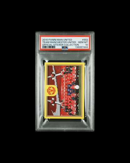 2010-11 Panini Manchester United Official Sticker Collection #002 PSA 10