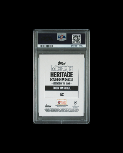 2023-24 Merlin Heritage UCC Robin van Persie Autograph-Blue PSA/DNA Cert Authentic Auto 10