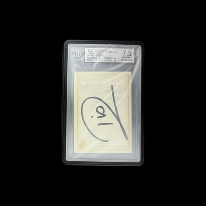2012 Futera Unique World Football Autographs Framed Unique 1/1 #57 Rio Ferdinand BGS 7.5