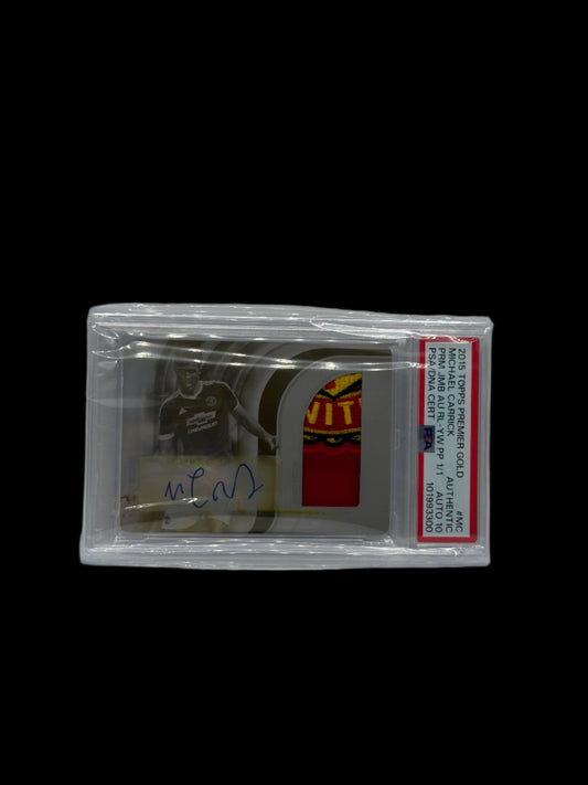 Michael Carrick Patch Auto 1/1 PSA 10
