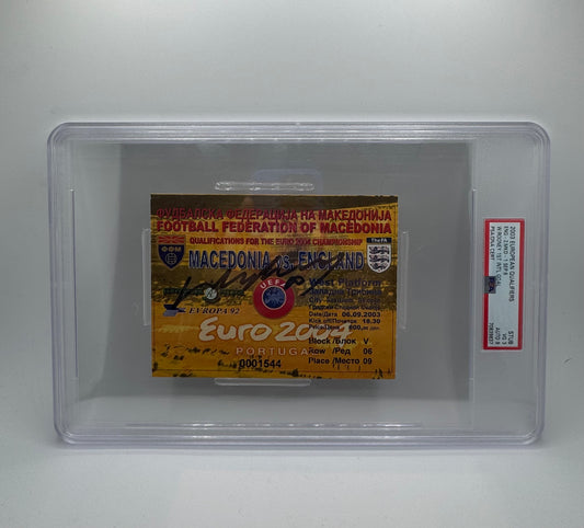 2003 Euros Wayne Rooney First England Goal Auto Match Ticket