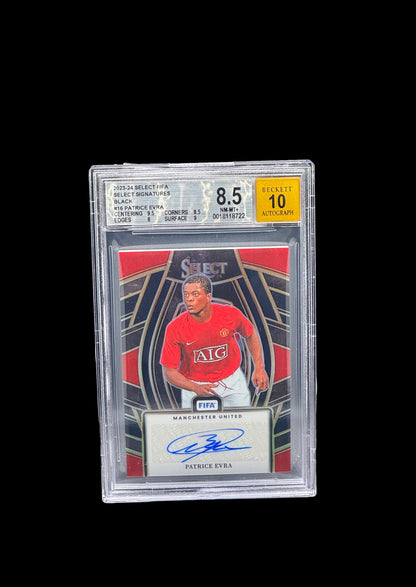 1/1 Patrice Evra Auto BGS 8.5! 10 AUTO!
