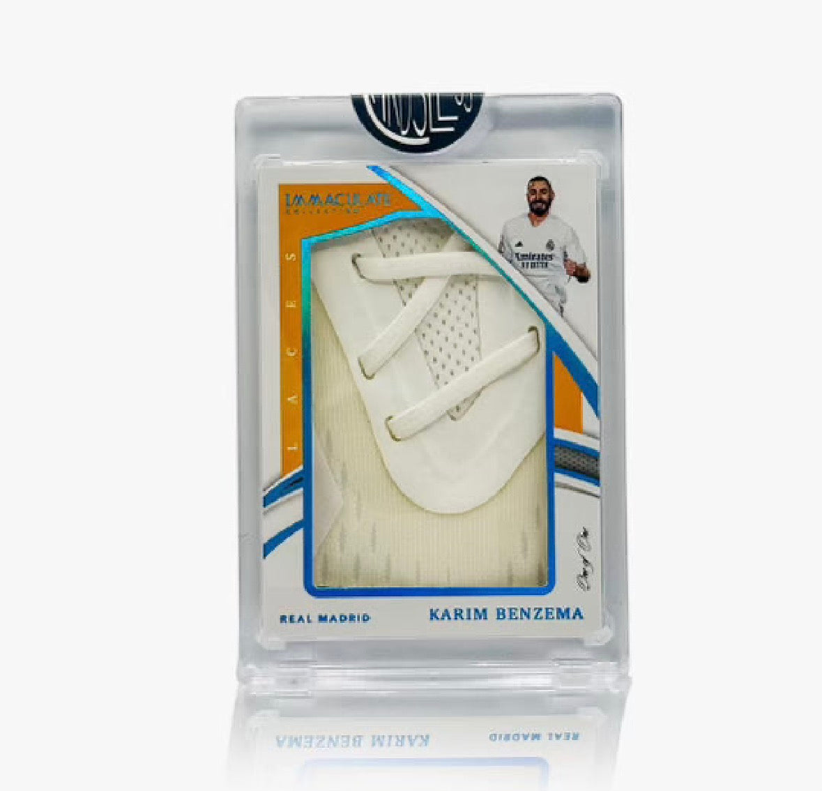 ‘21 IMMACULATE BENZEMA CLEATS RELIC LACES 1/1