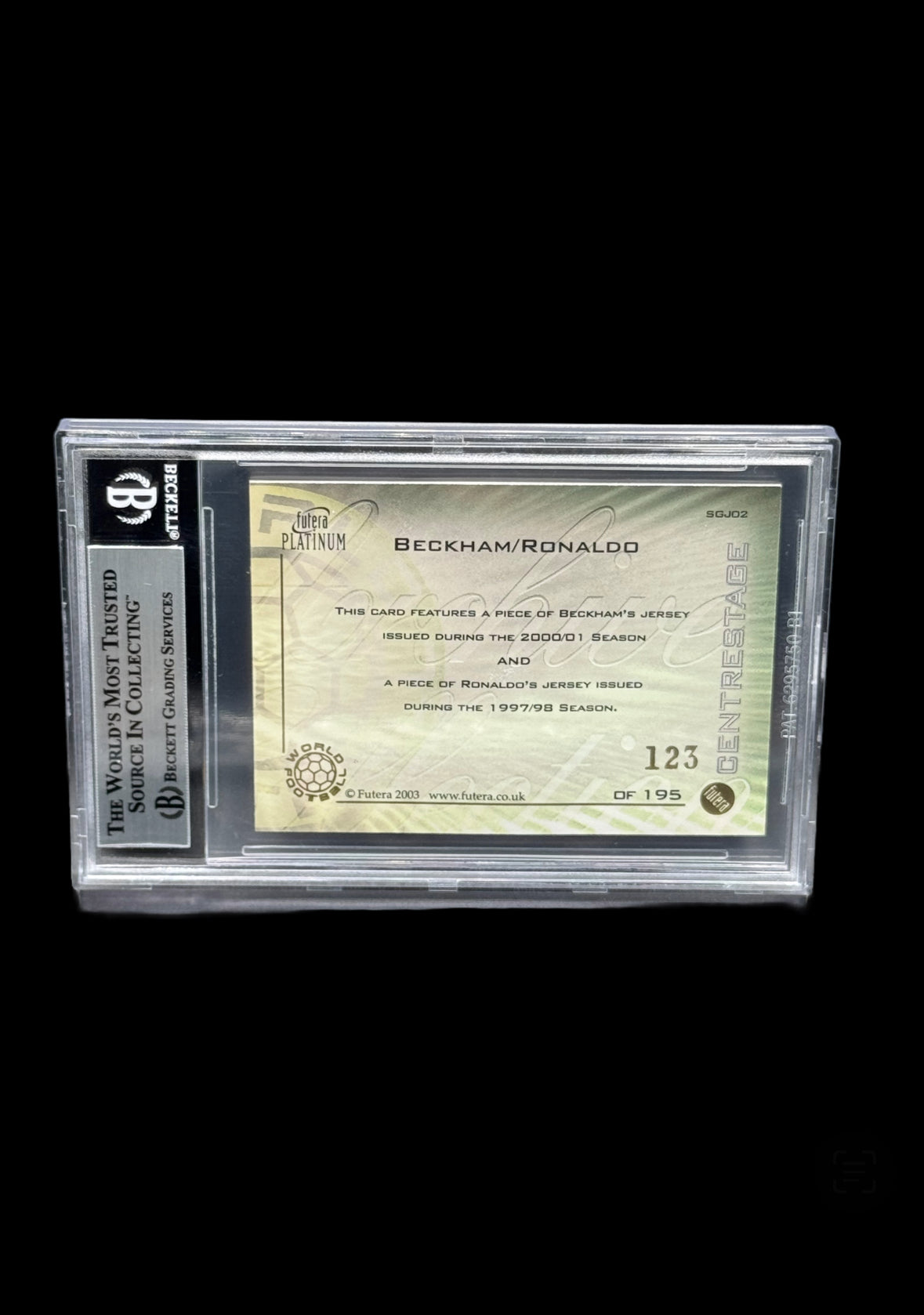 Beckham / R9 Dual Patch 123/195