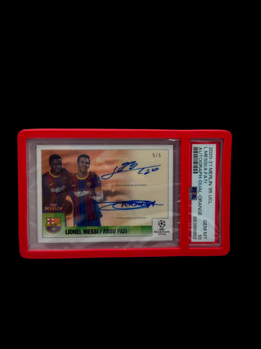 MESSI DUAL AUTO PSA 10 /5
