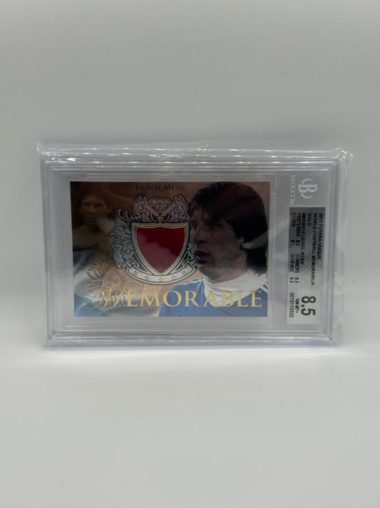 RC MESSI BGS 8.5! FUTERA PATCH BARCELONA