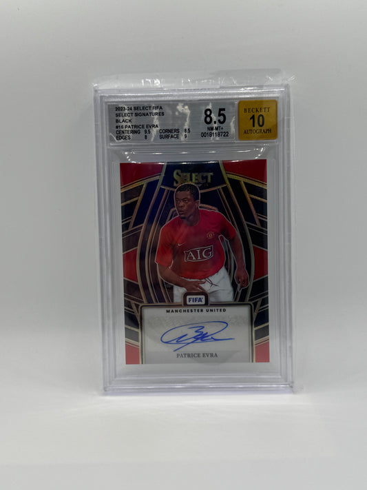1/1 Patrice Evra Auto BGS 8.5! 10 AUTO!