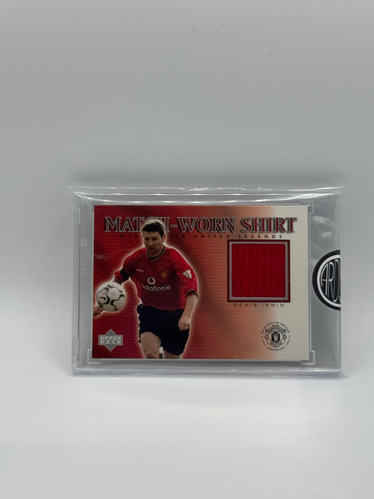 2002 UPPER DECK DENIS IRWIN PATCH!