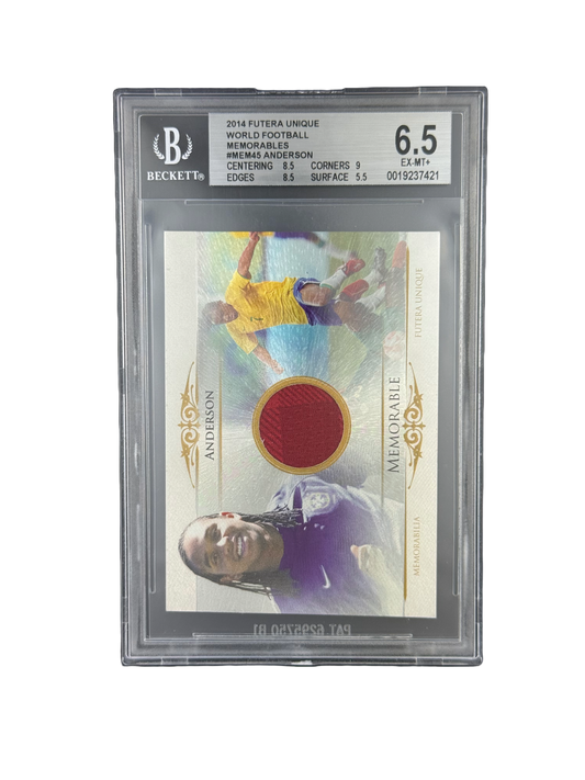 2014 FUTERA UNIQUE
WORLD FOOTBALL
MEMORABLES
#MEM45 ANDERSON BGS 6.5