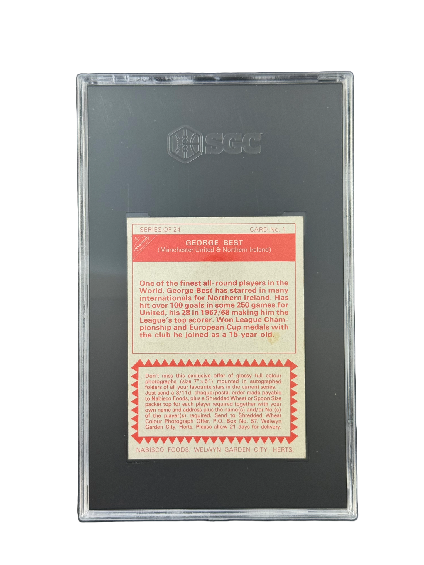1970 NABISCO
#1 GEORGE BEST SGC 6