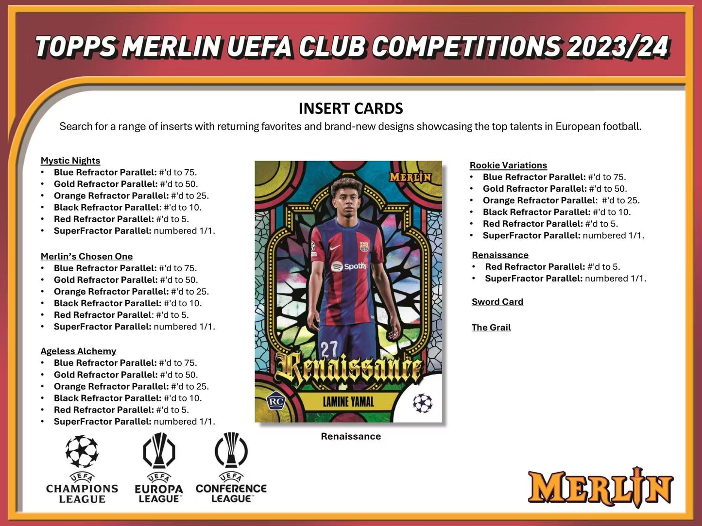 2023-24 Topps Merlin UEFA Club Competitions Hobby Box