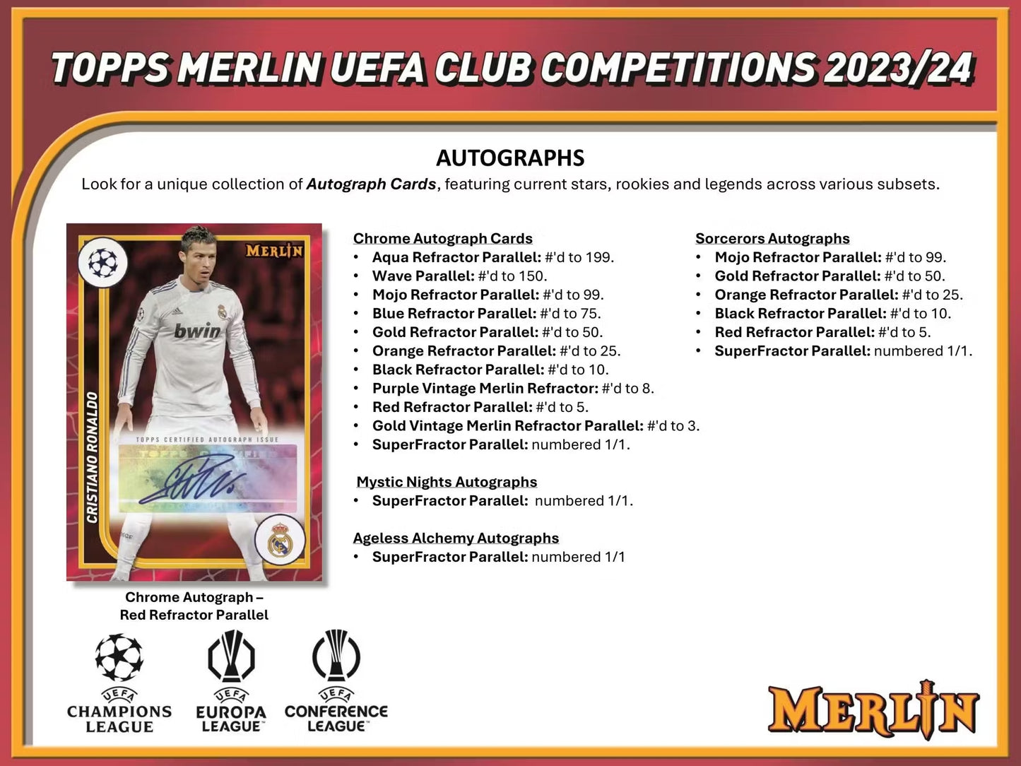 2023-24 Topps Merlin UEFA Club Competitions Hobby Box